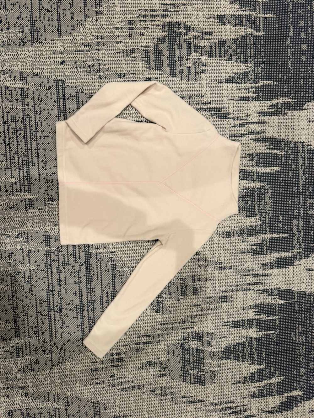 Dudley Stephens Cream Cowl/Turtleneck Sweater